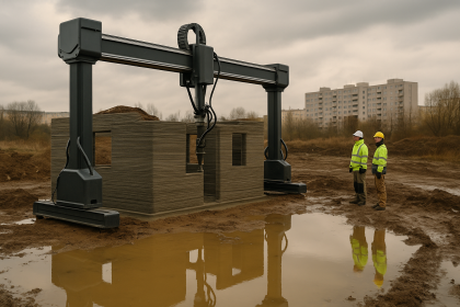 Může robot vytisknout dům za pár dní? „Huby“ v LUX slibují zlom v českém bydlení